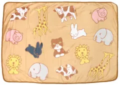 【中古】抱き枕カバー・シーツ・ブランケット アニマル集合 ブランケット 「タイトーくじ ブルーナアニマル Winter Collection」 B賞のサムネイル