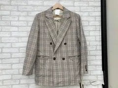 Whim Gazette wgz1091207a0001 ウィムガゼット レディース フリーサイズ チェック テーラードジャケット ブレザー