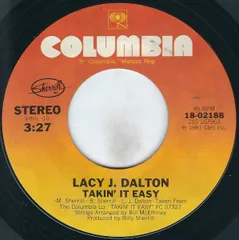 米7” Lacy J. Dalton Takin It Easy 1802188 Columbia, Sherrill Inc. /00080