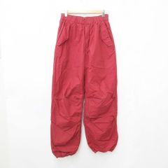 バンヤードストーム BARNYARDSTORM パンツ ロング丈 ワイド 綿 赤 レッド 1のサムネイル