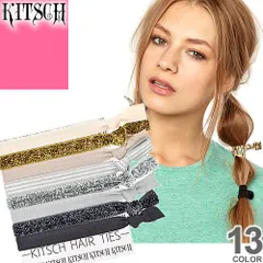 キッチュ ヘアゴム 5本セット ヘアバンド ヘアクリップ ヘアアクセサリー シュシュ ブレスレット KITSCH LIMITED EDITION HAIR TIES