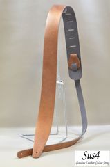 ハンドメイド 本革　ギターストラップ 国内生産 (Genuine Leather Guitar Strap)　カッパー(Cooper)