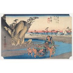 300部限定 ドラえもん浮世絵 歌川広重 東海道五拾三次之内 庄野 白雨
