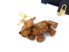 MCM エムシーエム チャーム キーホルダー キーリング ヴィセトス ドッグ 犬 MCM - MCM エム シー エム ヴィセトス柄 ロゴ エンジェル ベア