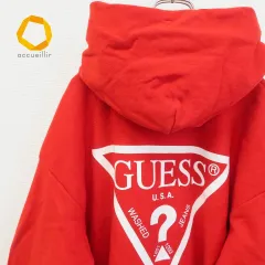 GUESS JEANS ゲス バックロゴ パーカー フーディー スウェット 876769