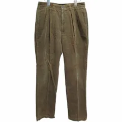 ポロ バイ ラルフローレン Polo by Ralph Lauren POLO CORDS コーデュロイパンツ テーパード ジッパーフライ 茶 ブラウン 32 約M 0903 IBO56