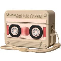 CAGOS AirPods Pro 2 ケース 第1/2世代対応 カバー シリコンケース 3D 漫画 かわいい 分離式 おしゃれ ワイヤレス充電対応 ストラップ付き LEDライト可視 2019/2022年発売用  耐衝撃 軽量  持ち運び便利 (カーキ色)