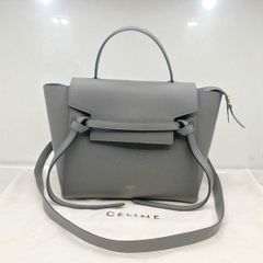 ⭐️未使用⭐️ セリーヌ ベルトバッグナノ グレー 2way ハンドバッグ 
