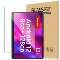 For Lenovo Yoga Tab 13 フィルム 強化ガラス 高透過率 高感度タッチ 硬度9H 指紋防止 Greerass 気泡防止 撥水撥油 耐衝撃 貼り付け簡単 液晶保護 超薄飛散防止 Lenovo Yoga Tab 13 対応 保護フィルム