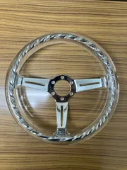 HITMAN ステアリング 35φ クリスタル アクリル ツイスト ステアリング USDM JDM