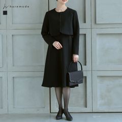ブラックフォーマル ワンピース レディース セットアップ スーツ 入学式 卒業式 喪服 礼服 冠婚葬祭 ママ ミモレ丈 20代 30代 40代 2点セット 122522