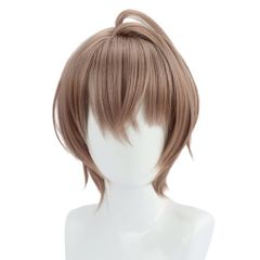 【人気商品】ハロウィン コスチューム小物 変装用ウィッグ 耐熱 仮装 茶色 ボブ カツラ cosplay かつら 加賀美ハヤト ウィッグ wig コスプレ LAOBAO
