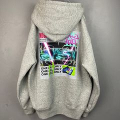 ROOP TOKYO ループトーキョー モブサイコ100Ⅲ コラボ 別注 パーカー フーディー プルオーバー グレー 刺繍 L