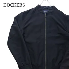 【90～00s】DOCKERS ドッカーズ MA-1 ブルゾン ブラック 黒