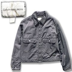 【90s】Calvin Klein Jeans black tracker jacket archive "ジップ欠け"