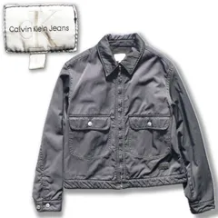 【90s】Calvin Klein Jeans black tracker jacket archive 