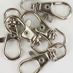 【小傷あり】ナスカン　シルバー　キーホルダー　5個入り