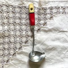 フランスビンテージ　レードル　赤色【750】