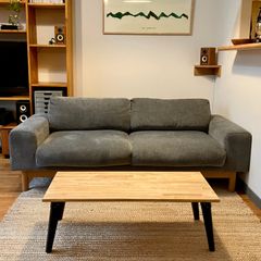 900mm×450mm】アカシア無垢集成材 折りたたみローテーブル
