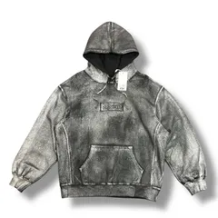 未使用品 Supreme × MM6 24SS Foil Box Logo Hooded Sweatshirt ホイルボックスロゴフーディー パーカー スウェット シュプリーム エムエムシックス メゾンマルジェラ コラボ ブラック L 86373A5