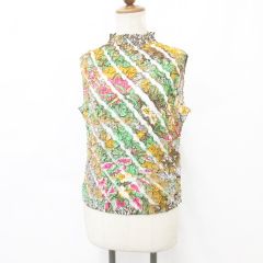 美品 Rossa インポートローサ レース メッシュ シアーベスト ジレ 刺繍レースシアーベスト（ベスト）｜ANOTHER S（アナザーエス