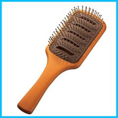 【人気商品】KAI ヘアブラシ 風が通る 貝印 パドルブラシ クッションブラシ ドライ KQ3177