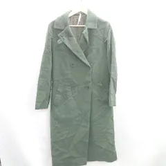 ◇ ⊇◎ K.T KIYOKO TAKASE アンゴラウール混合 長袖 ステンカラーコート サイズ11 グリーン レディース E  【1501160046079】のサムネイル