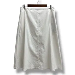 新品 タグ付 未使用 23区 ニジュウサンク リネンフレアスカート 大きいサイズ 麻 リネン ストレッチ シンプル 上品 ホワイト 白 サイズ48 レディース 春 ゴーゴー古着マルイ草加店 22 No.有458H