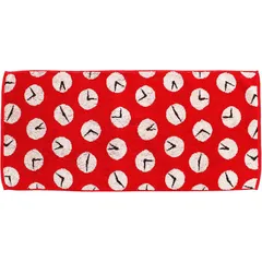 【新品】 楠橋紋織(Kusubashi Mon Ori) フェイスタオル レッド 約75×35cm ドラえもん タイムふろしき A-87113-31-R 0