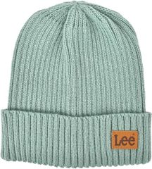 Lee リブ ニットキャップ　ブルーグリーン アメカジ