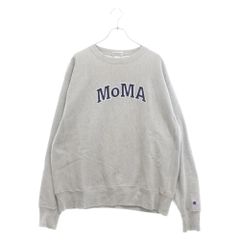 CHAMPION (チャンピオン) ×MOMA REVERSE WEAVE モマ リバースウィーブ スウェットトレーナー グレー