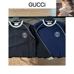 グッチ（GUCCI） 秋の新モデル アルファベット刺繍ロゴの丸首フード付き長袖セーター