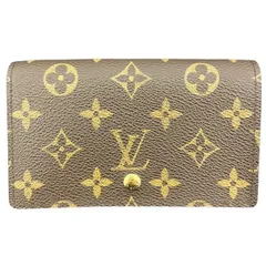 ルイヴィトン　Louis Vuitton　モノグラム　ポルトフォイユ　トレゾール　M61736　2つ折り財布　ユニセックス　美品