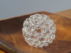 フラーレン10ミリ フラーレン10mm(約直径6.5cm) 水晶 天然水晶 高品質 天然石 サシ入り