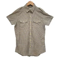 NANO UNIVERSE　Mサイズ　半袖シャツ　チェック柄　綿100％