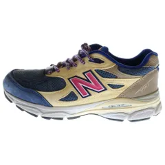 New Balance (ニューバランス) ×KITH 990V3 Daytona ×キス 990V3 デイトナ ローカットスニーカー ブルー/ベージュ US8.5/26.5cm M990KH3
