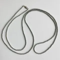 【再販】貝ベビーパール3Wayロングネックレス/約3～3.5mm約120cm/シルバーグレー/R/made in japan