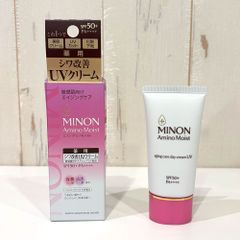 【訳あり商品】ミノン アミノモイスト エイジングケア デイクリームUV 30g 日焼け止め UVカット 化粧下地【中古品・1～2回程度使用】