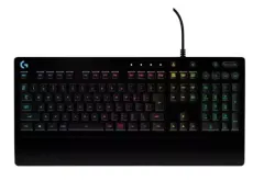 【中古】Windows7 ロジクール 有線 RGB ゲーミングキーボード G213 (ブラック) [G213r]