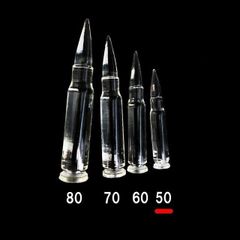 モールドファクトリー　NATO弾モチーフ　50mm　レジン用シリコンモールド　UVレジン対応 　 弾丸モールド