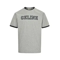 【今日WTO】Celine 25ss フロッキングアルファベットカラーブロック T-PR65