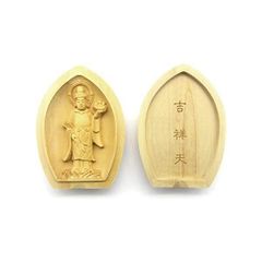 新品・未使用】 香合仏 中山鬼子母神 白檀 仏龕 懐中仏 鬼子母神