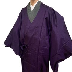 R-1314　和装コート　雨コート　M　裄66センチ　ポリエステル100％　専用ポーチ付き　日本製