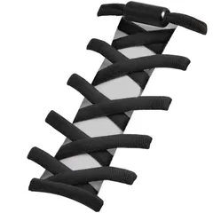 [HIGH FIVE] 靴ひも ゴム 結ばない靴紐 ほどけない ゴム紐 伸びる シューレース 無地 くつ スニーカー ローカット ハイカット １足分(２本)