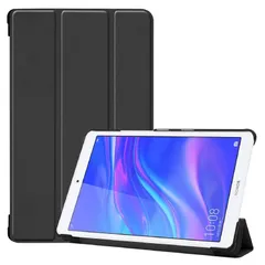 特価商品 8インチ Mediapad M5 Lite Touch用 ケース LeTrade スタンド 機能付き 三つ折 高級PUレザー 超薄型最軽量 傷つけ防止 保護ケース カバー New huawei 8インチ Mediapad M5 Lite Touch