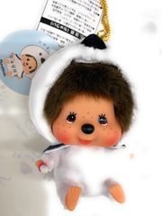 ご当地モンチッチ　北海道★シマエナガぬいぐるみマスコットチェーンホルダー付　★1個★宅急便発送