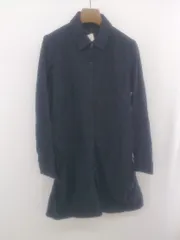 ◇ KBF+ ケービーエフプラス URBAN RESEARCH 長袖 ミニ シャツ ワンピース ネイビー系 レディース P  【1301170009633】