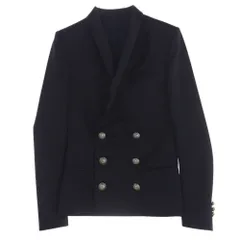 BALMAIN バルマン T770 B365 ルスタン初期 スモーキー スモーキング ジャケット テーラード ブラック系 44【中古】のサムネイル