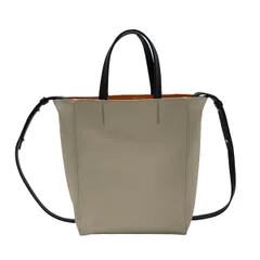 ORCIVAL(オーシバル) トートバッグ - ベージュ×黒 レザー