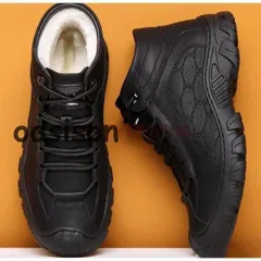 スノーシューズ スノーブーツ 防寒ブーツ メンズ 裏起毛 雪靴 防寒靴 防寒防滑防水 スエード カジュアル 通勤用 保暖 冬用 滑り止め xzjhqso#